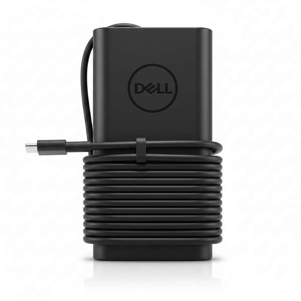 Dell USB-C Charger – Front Coiled