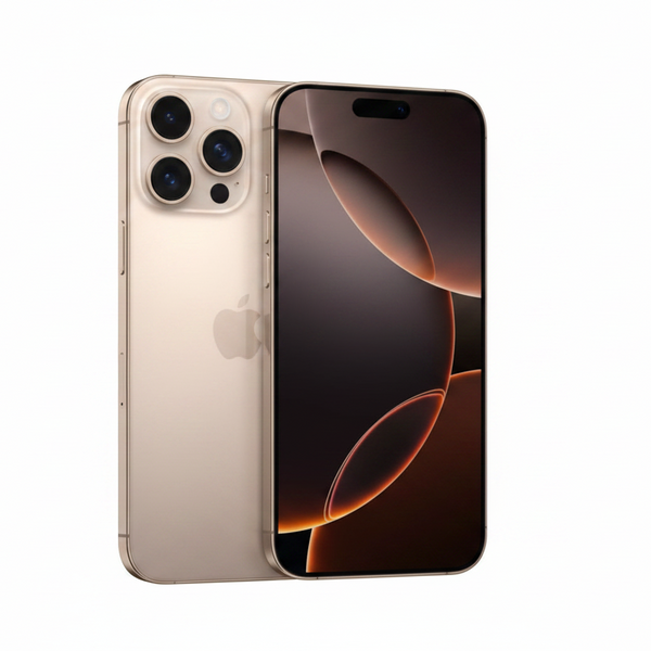 iPhone 16 Pro Max Desert Titanium – 3/4 Angle