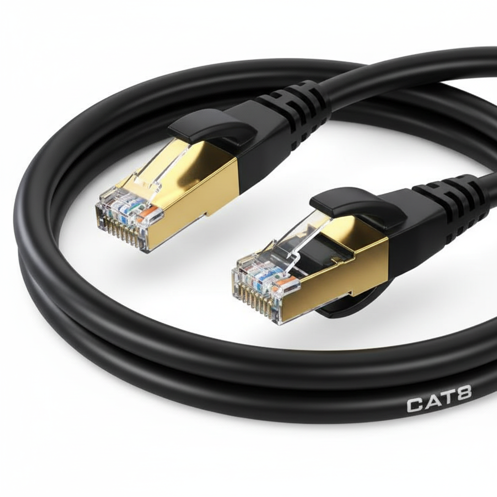 Cat8 Cable - Angled