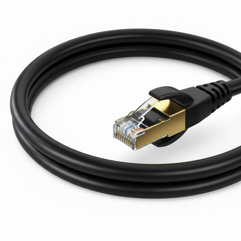 Cat8 - Coiled Clean