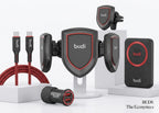 Budi Magnetic Car Mount – 360° Rotating Phone Holder | Strong Magnetic Hold | Universal Fit