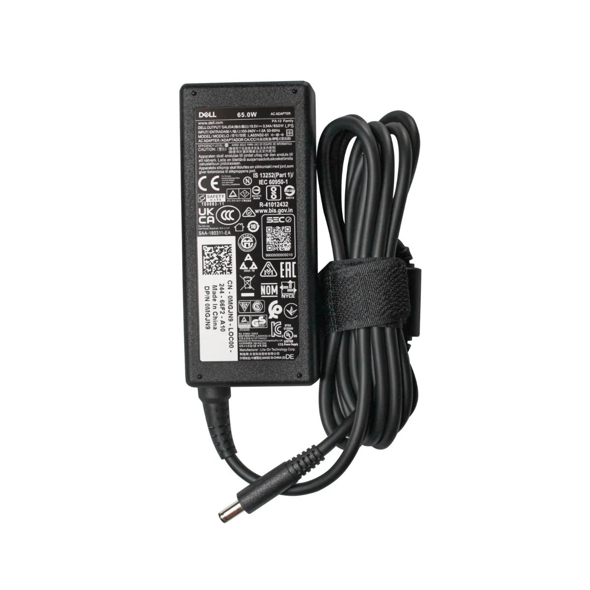 Genuine Dell 19.5V 3.34A 65W AC Adapter Charger Small Tip 4.5x3.0mm