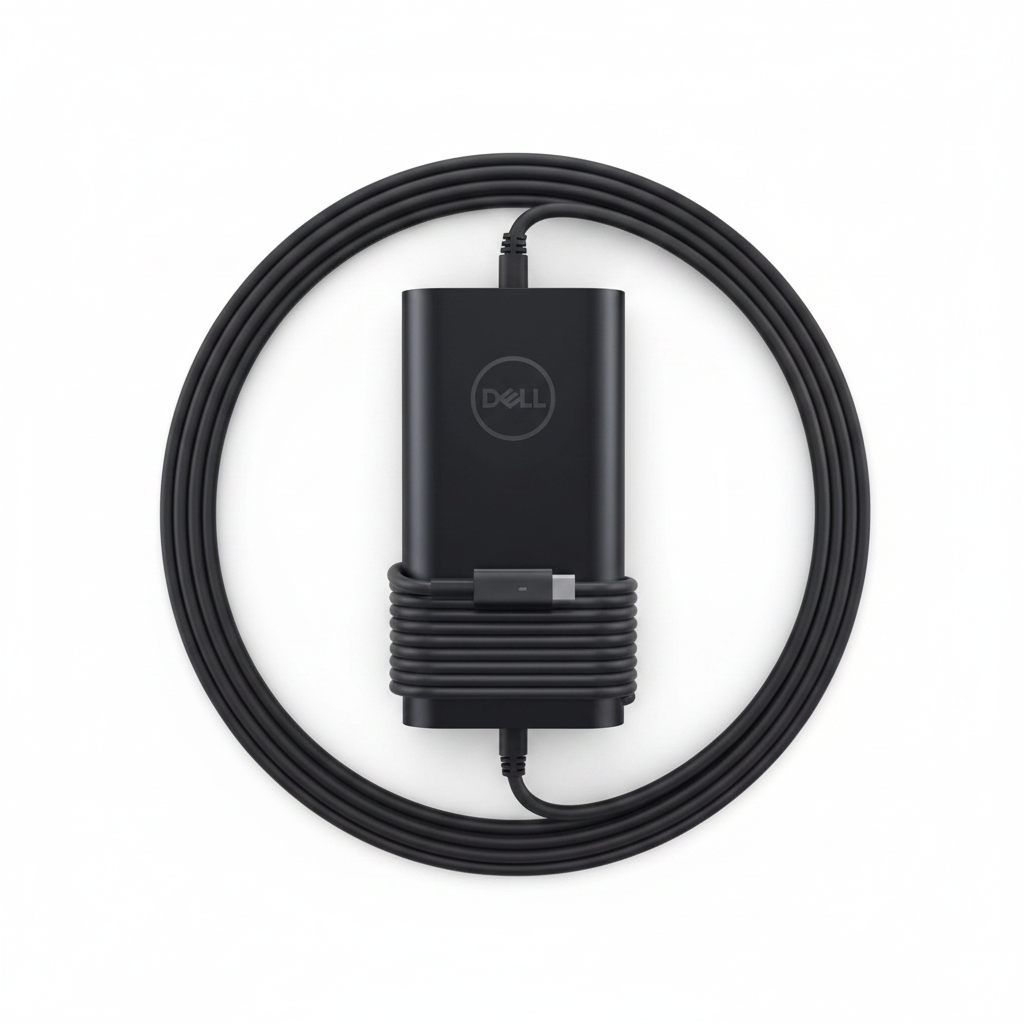 Dell 130W – Flat Lay White