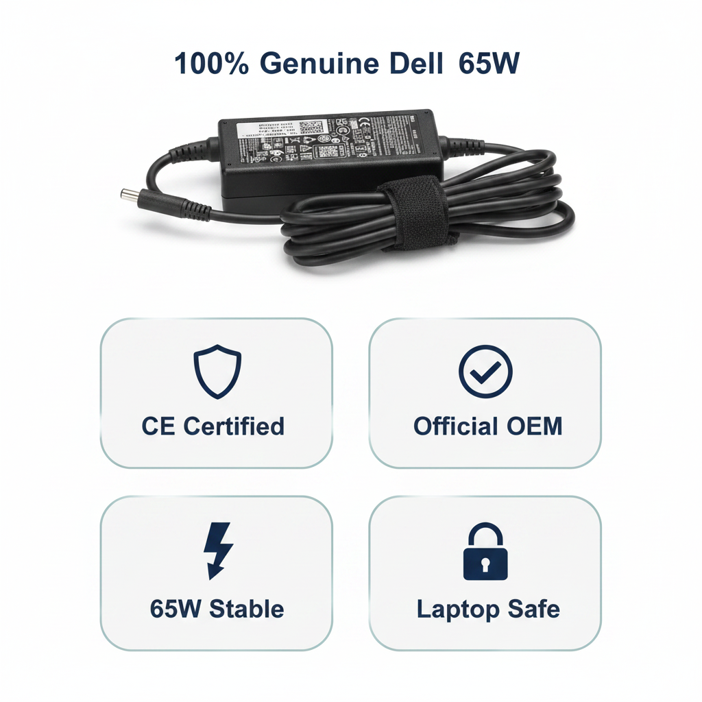 Dell 65W Small Tip – Authenticity Badges