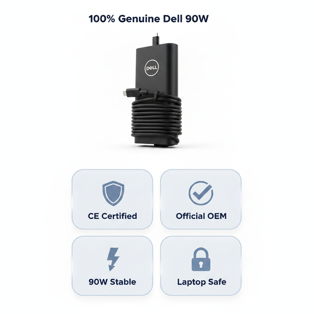 Dell 65W USB-C – Authenticity Badges