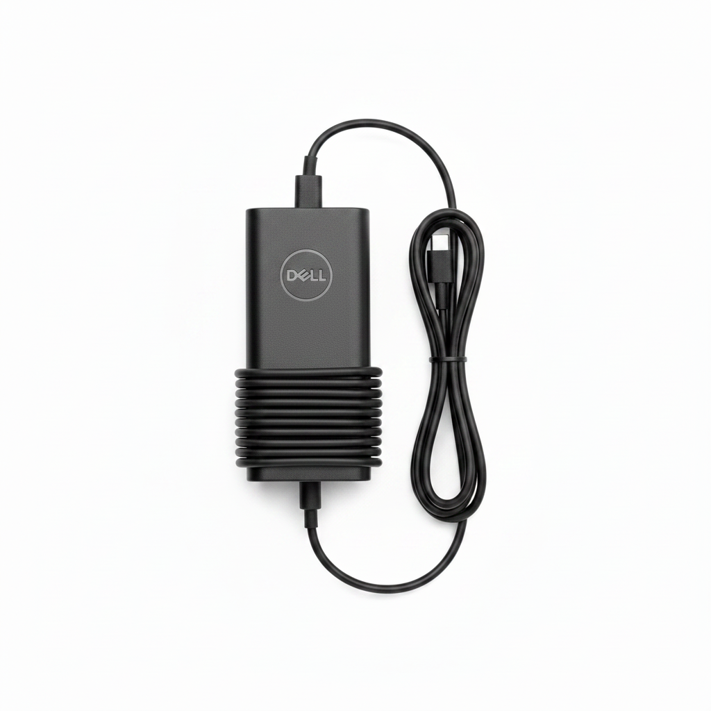 Dell 65W USB-C – Flat Lay