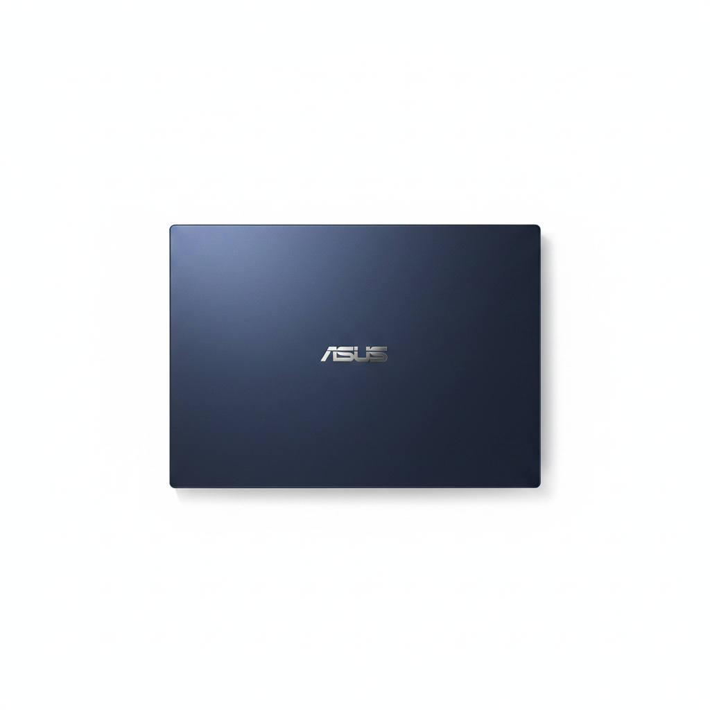 ASUS ExpertBook B5 B5302FE laptop top-down flat lay view on white background