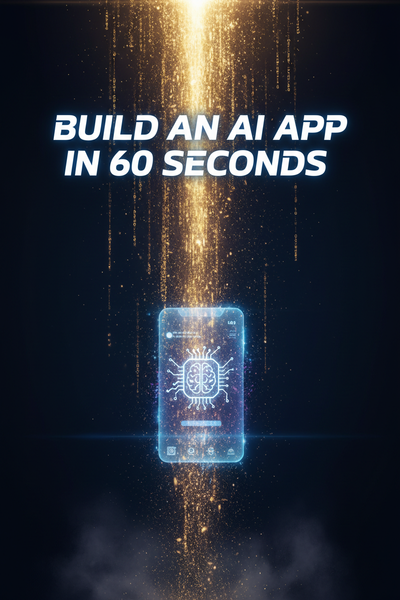 Build an AI App in 60 Seconds