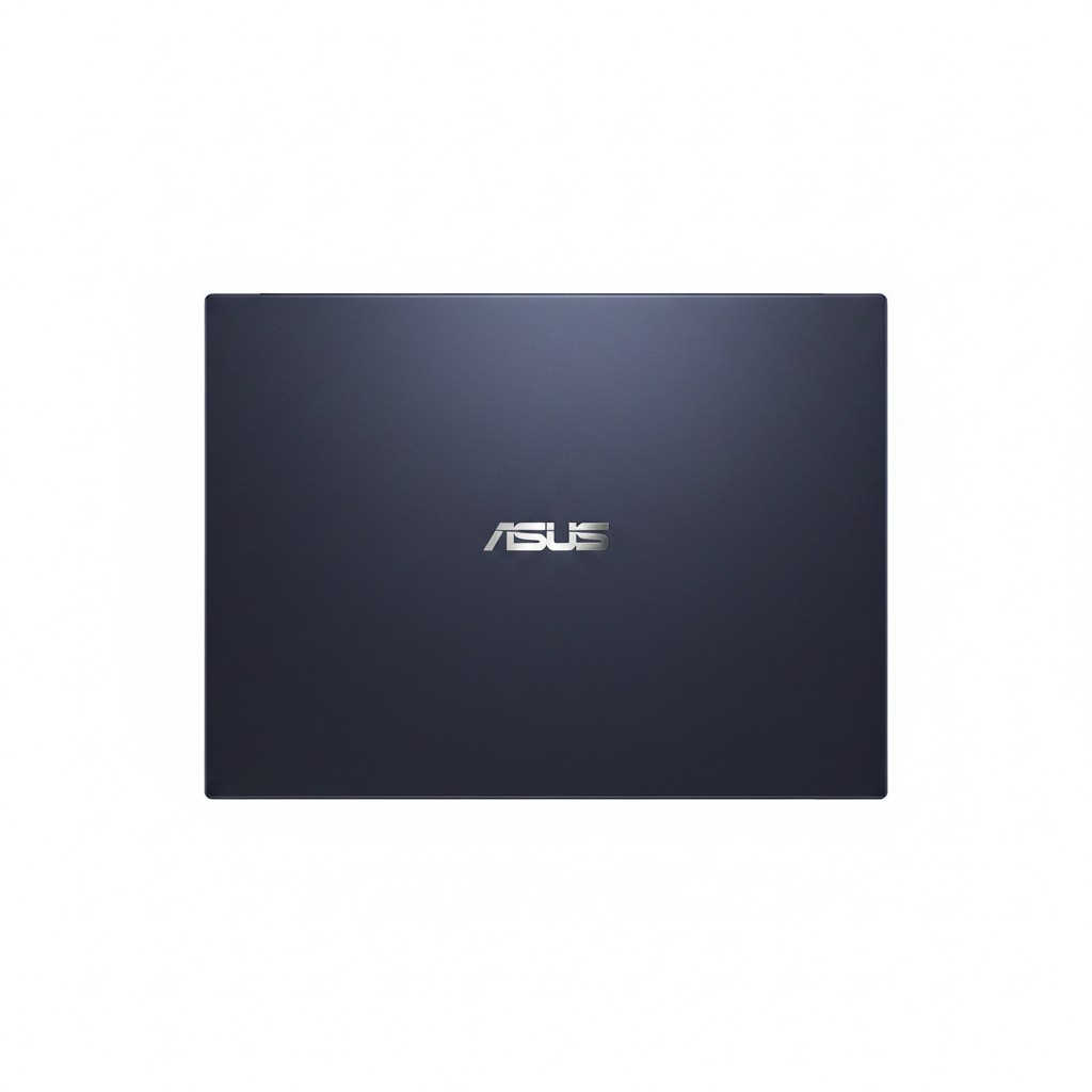 ASUS ExpertBook B5 B5302FE laptop top-down flat lay pure white background