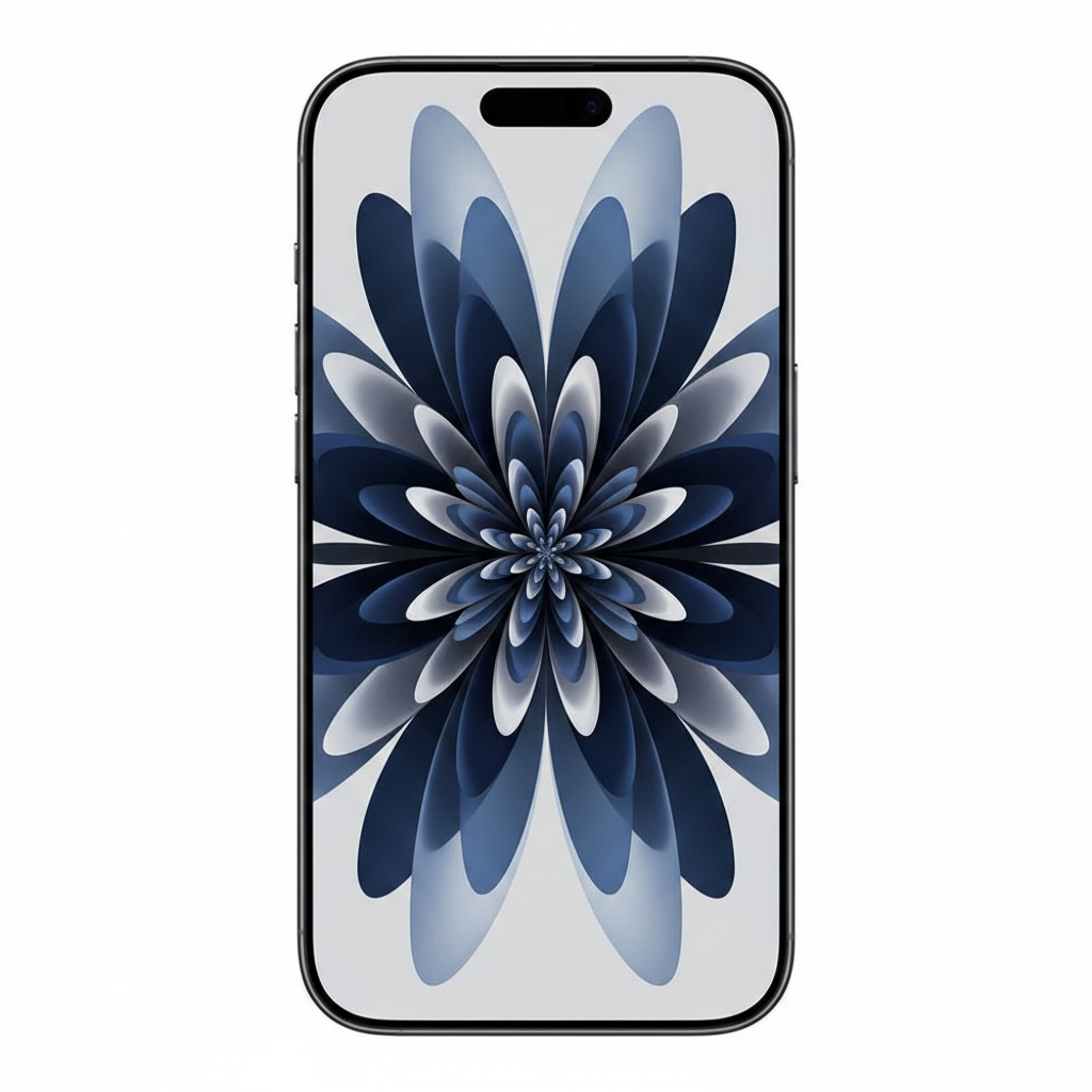 iPhone 16 Black — Front Screen
