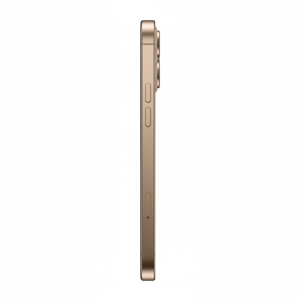 iPhone 16 Pro Max Desert Titanium – Left Side