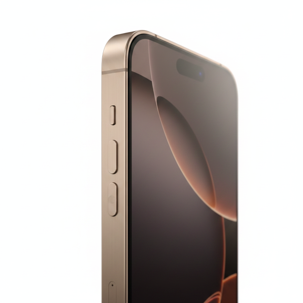 iPhone 16 Pro Max Desert Titanium – Right Side