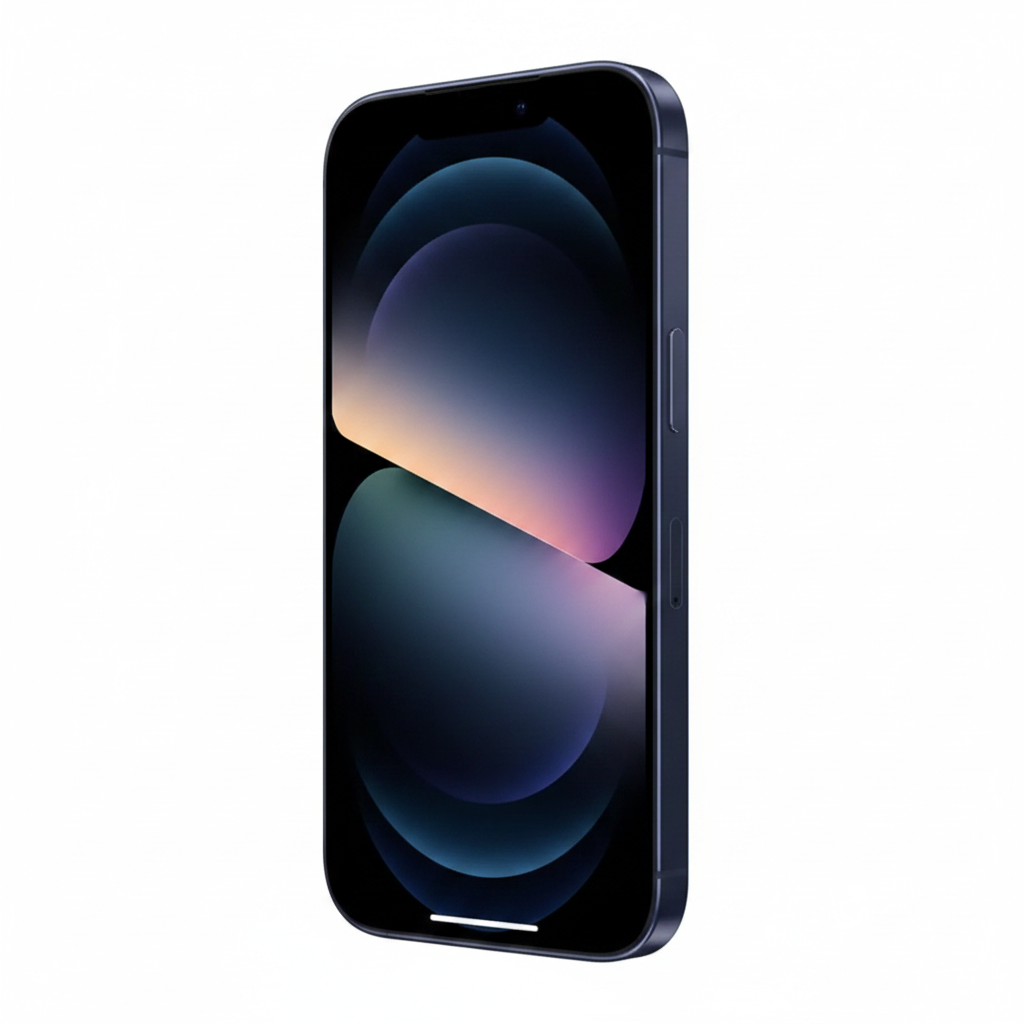 iPhone 17 Pro Deep Blue – Front Angle