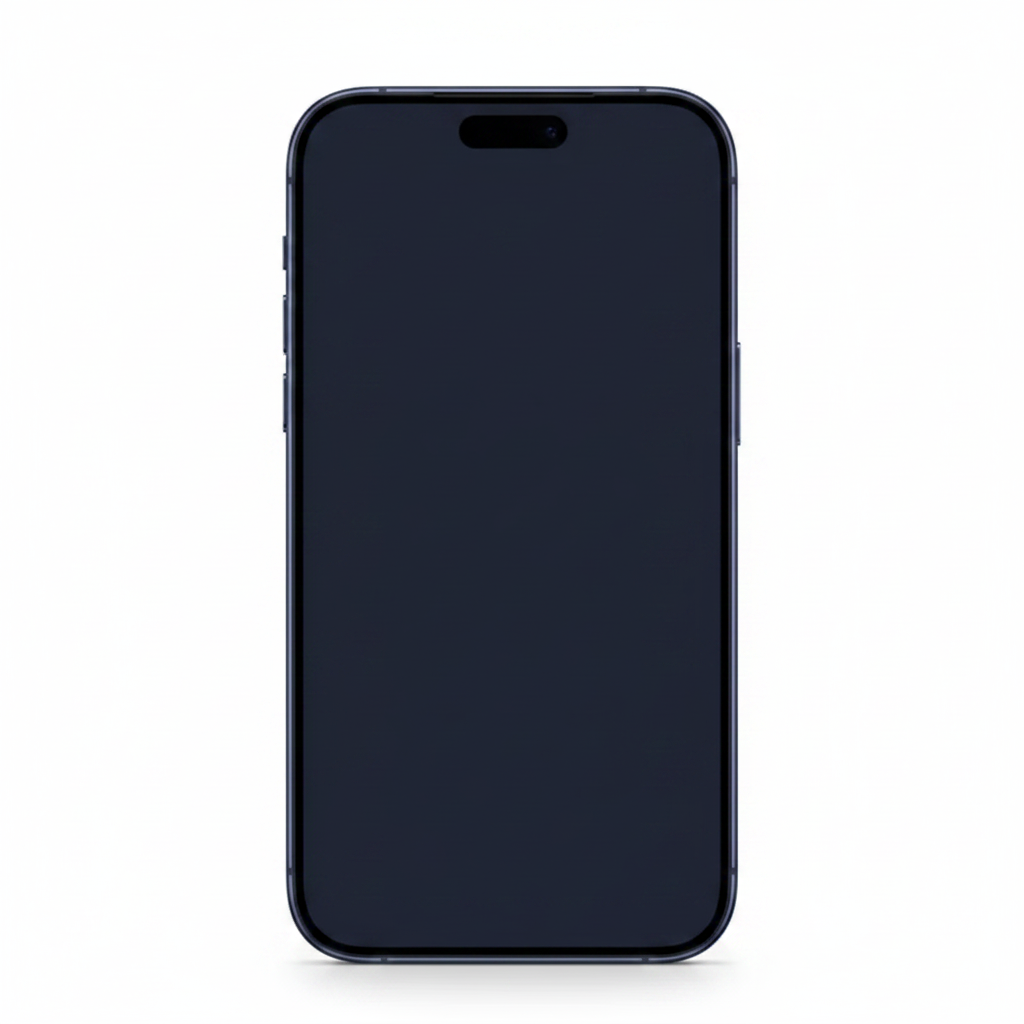 iPhone 17 Pro Deep Blue – Front