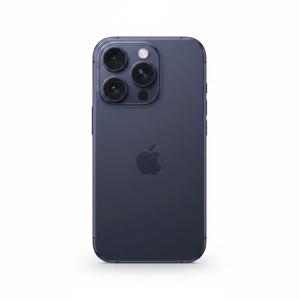 iPhone 17 Pro Deep Blue – Rear Hero