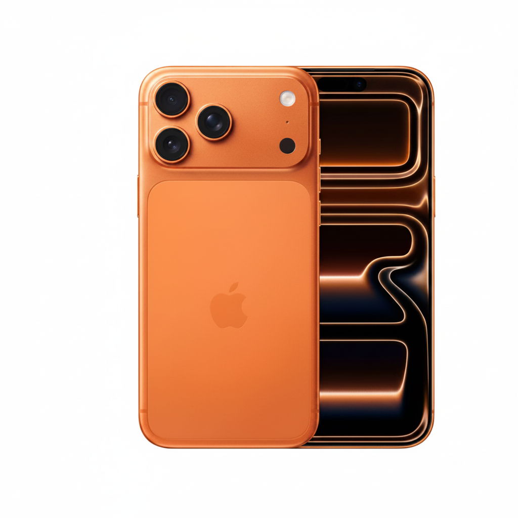 iPhone 17 Pro Max Cosmic Orange – Rear