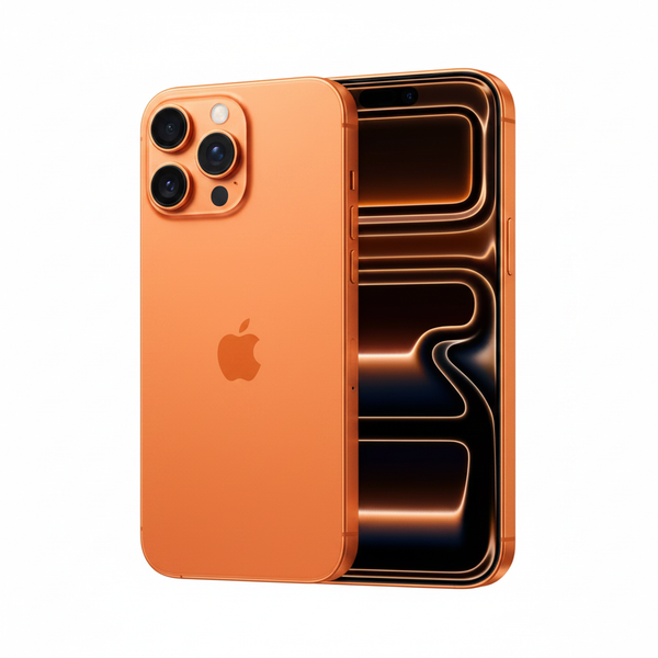 iPhone Orange – 3/4 Angle