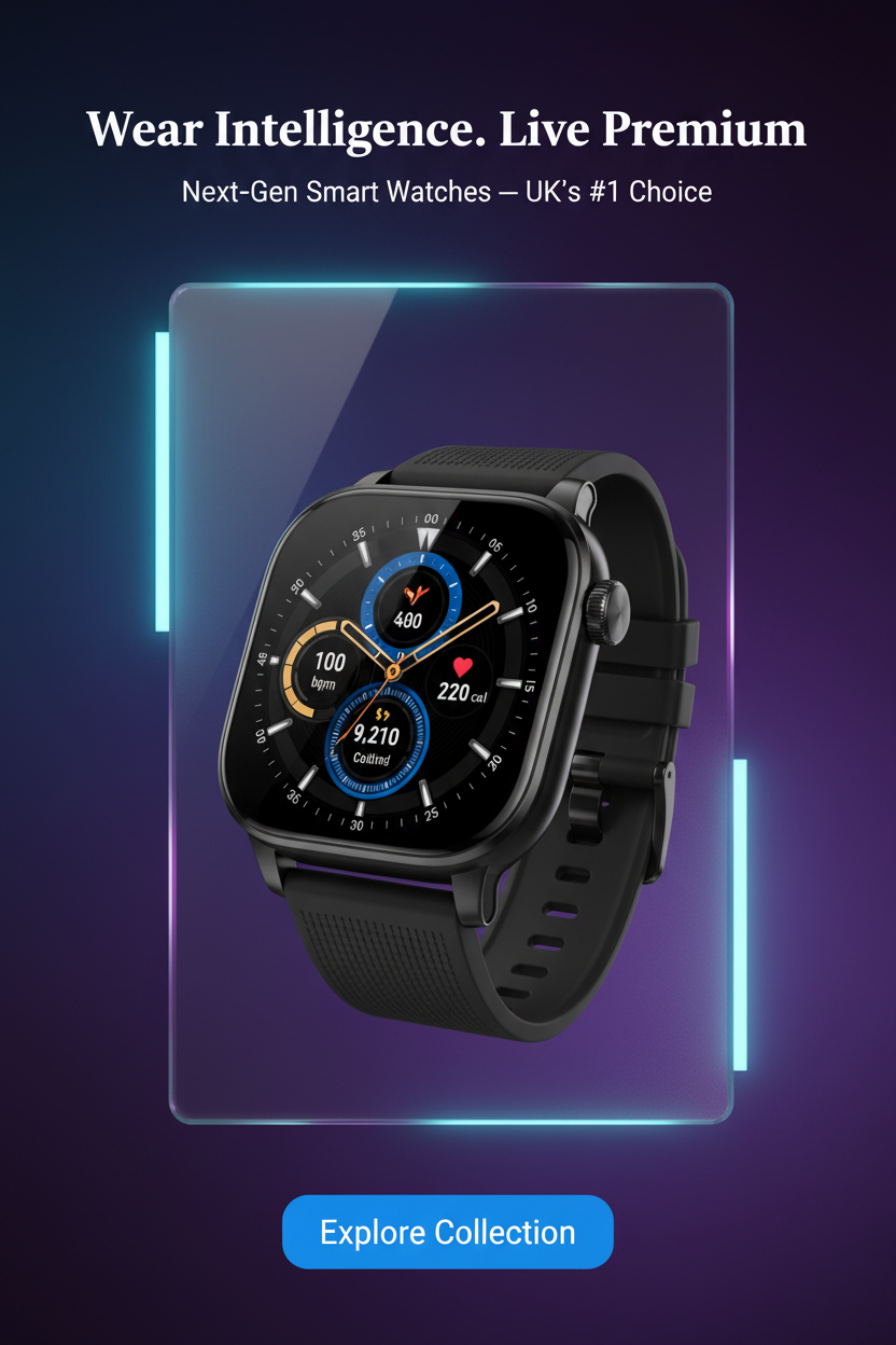 Mobile Banner 3 — Purple Glassmorphism