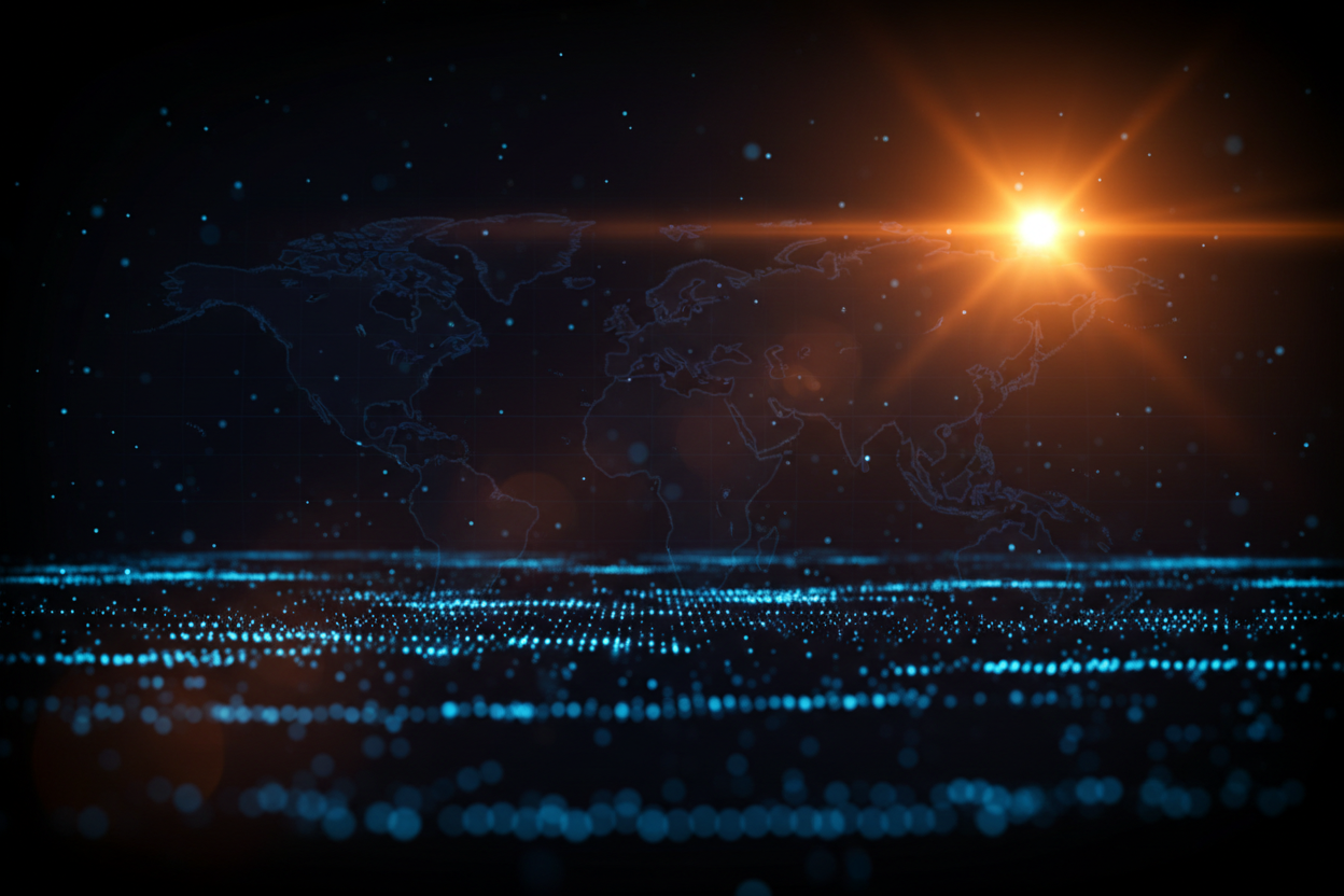 Orange Flare Background