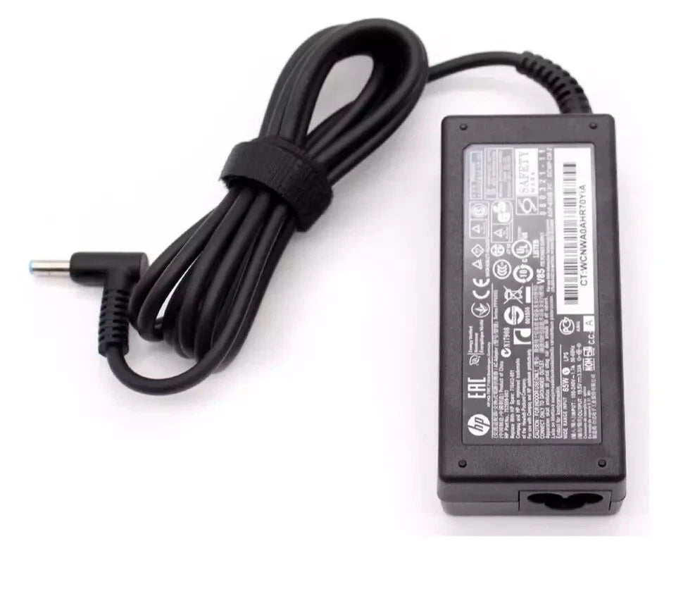 10 x HP 65W 19.5V 3.33A Blue Tip Pin AC Laptop Charger No Power Lead Included