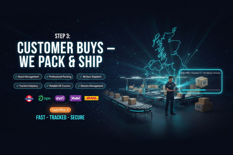 Step 3 — Pack & Ship — Cinematic Banner