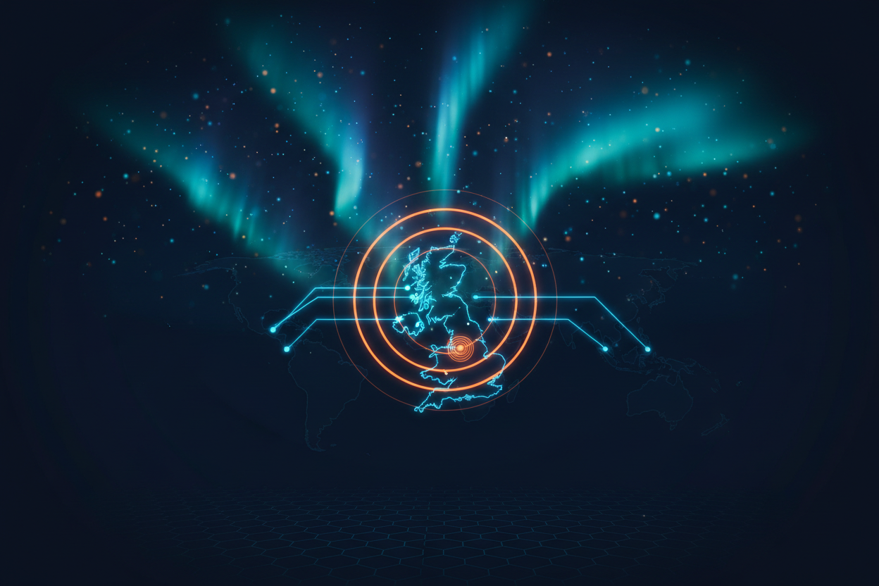 UK Aurora Background