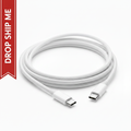 USB-C to USB-C Cable with DROP SHIP ME strip