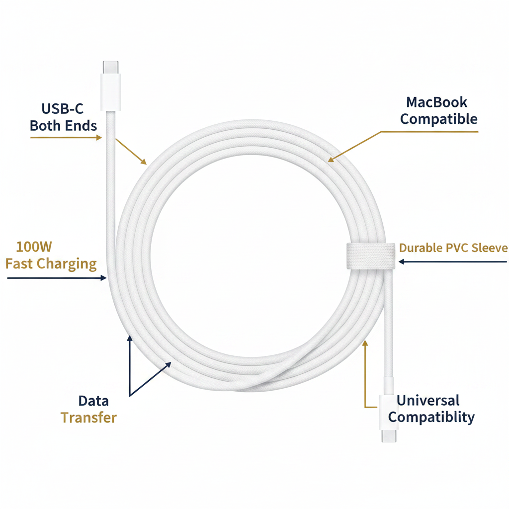USB-C White - Infographic